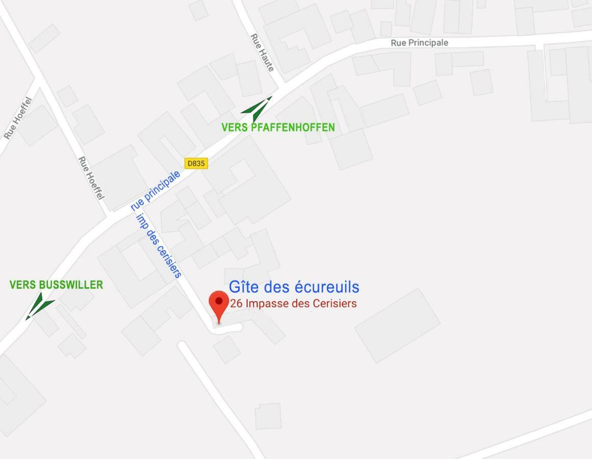 Le Gite Des Ecureuils Schalkendorf 外观 照片